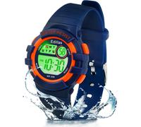 CFUX-Montre Enfant,Adolescents Garçons Digitale Extérieur Sport 5ATM Etanche Multifonction Montre Et Protection Environnementale Non Toxique,Alarme Et Calendrier Date Minuteur