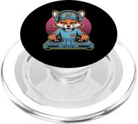 CFUX-Renard avec Casque DJ Musique PopSockets PopGrip pour MagSafe