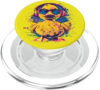 CFUX-Rubber Duck Rubber Duckling Techno Casque de musique DJ PopSockets PopGrip pour MagSafe