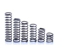 CFVYTYJN Qinlu-Ressort comprimé hélicoïdal 10PCS Pression Spring Ressort de Compression de Fil Dia1.2mm extérieur Dia12mm Longueur 10 15 20 25 30 35 40 45 50 mm, Les projets de Bricolage(1.2x12x10mm)