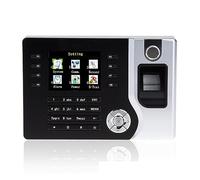 CFWWSAQ Pointeuse horaire, Dispositif biométrique de Reconnaissance de Temps de présence par Empreinte Digitale TCP IP, enregistreur d'horloge, Lecteur électronique Anglais, USB, Carte RFID