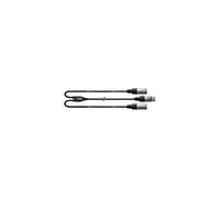 Cordial Câble adaptateur CFY0.3FMM Y - 2x XLR mâle / 1x XLR femelle - 30 cm noir