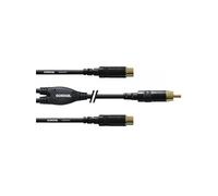 CFY0.3CEE - Câble bretelle RCA mâle - 2 RCA femelles 30 cm