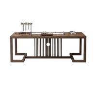 CFY652 Bureau d'ordinateur Bureau en Bois de Style Chinois, Bureau d'étude à Domicile avec Pied Table écran, Cadre Robuste Postes de Travail(XL)