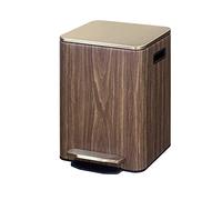 CFY652 Intérieur 9l/15l/45l poubelles de bureau maison couverte pédale cuisine salon lumière luxe chambre salle bains toilettes avec couvercle Pedal Trash Can Benne à ordures(15l)