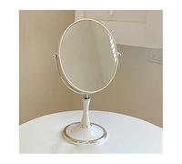 CFY652 Miroir Coiffeuse Miroir Bureau Simple étudiant dortoir Coiffeuse Double Face Femme Ovale Chambre à Coucher(Moyen)
