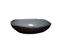 CFY652 Plateau égouttoir rétro en céramique de Style Chinois avec Effet craquelé, Soucoupe Bureau for compositions Florales