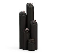CFY652 Porte Bijoux 5 Pcs Bijoux Anneau Présentoir Noir PU en Cuir Anneau Stand Unique Anneau Présentoir Décoratif Présentoirs for Bijoux Anneau/Anneau De Mariage Presentoir Bijoux