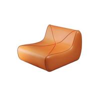 CFY652 Salon Canapé Paresseux inclinable for Dormir, Balcon, Tatami, Chaise Simple, Petit canapé de Chambre à Coucher Canapé(Orange)