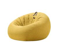 CFY652 Salon Pouf Paresseux Simple for Chambre à Coucher et Balcon, Petit canapé inclinable de Loisirs, Tatami Canapé(Yellow,Petit)