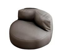 CFY652 Salon Tatami Bean Bag Sofa with Backrest Lazy Recliner for Lying Down and Sleeping Canapé(Grigio)