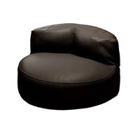 CFY652 Salon Tatami Bean Bag Sofa with Backrest Lazy Recliner for Lying Down and Sleeping Canapé(Noir)
