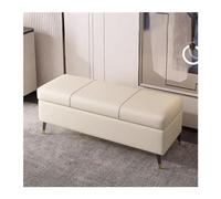 CFY652 Tabouret à chaussures pour chambre à coucher, usage domestique, rangement de porte, chaussures d'entrée, canapé, long peut être un banc (beige, 160 cm)