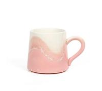 CFY652 Tasse à café Tasse à café rose ambré, transformation du four, capacité de 325 ml, offrir aux couples et filles Coffee Cup