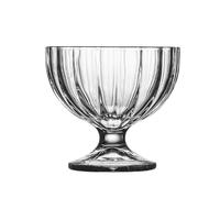 CFY652 Verre a Eau 9Oz Glass Dessert Bowls & Cups, Clear Sundae Lead-Free for Ice Cream, Fruit, Pudding, Small Snacks and Yogurt Verrerie