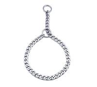 CFZSALK Collier étrangleur for chien, chaîne lisse et plate en acier inoxydable, for dresser les petits, moyens et grands chiens(60cm x 3.5mm)