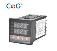 CG 48*48 REX-C100 K J PT100 Thermostat 400 degrés 220 V sortie numérique capteurs électroniques programmables PID régulateur de température REX-C410 96x48mm