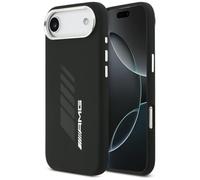 CG MOBILE AMG Coque en silicone surdimensionnée compatible avec MagSafe pour iPhone 17 Air (noir)