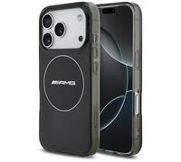 CG MOBILE AMG Double Couche Transparent Smocké Graphique Compatible avec MagSafe Coque pour iPhone 17 Pro (Noir)