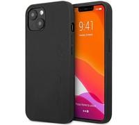 CG Mobile AMG Véritable cuir Grand Logo Hardcase pour iPhone 13 Pro Max, gris