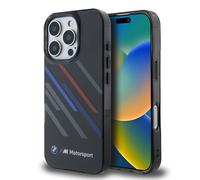 CG Mobile BMW BMHCP16X23HTRAK Coque pour iPhone 16 Pro Max 6,9" Noir Coque Rigide Motosport IML Rayures aléatoires