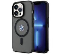 CG Mobile BMW BMHMP15LDSLK Coque Rigide pour iPhone 15 Pro 6,1" Noir IML Signature