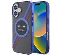 CG Mobile BMW BMHMP16S23HTPUK Coque Rigide pour iPhone 16 6,1" Noir Motosport IML Circle