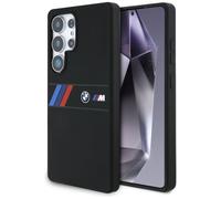 CG MOBILE BMW Coque de protection en silicone pour Samsung Galaxy S25 Ultra Compatible avec MagSafe Noir