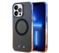 CG Mobile BMW Étui en Cuir avec Signe Diamant pour iPhone 15 Promax Noir