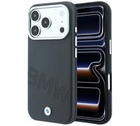 CG MOBILE BMW Lettres obliques en relief compatibles avec la coque MagSafe pour iPhone 18 Pro Max/17 Pro Max (gris)