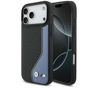 CG Mobile Coque BMW M Carbon Logo Compatible Mag Safe pour iPhone 17 Pro Max Bleu