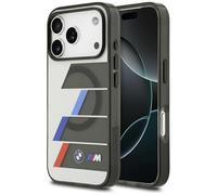 CG Mobile Coque BMW M IML Boutons métal Lignes tricolores MagSafe iPhone 17 Pro Max Anthracite