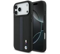 CG Mobile Coque iPhone 17 Pro Max Logo BMW M perforée à rayures compatible MagSafe (bleu)
