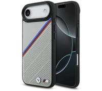 CG Mobile - Étui BMW M Tricolor Metal Logo MagSafe pour iPhone 17 Air gris