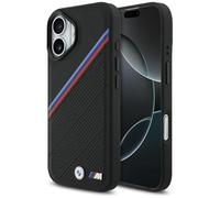 CG MOBILE BMW M Tricolor Metal Logo Compatible avec MagSafe Coque pour iPhone 17 (Noir)