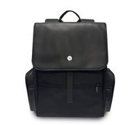 CG MOBILE BMW Sac à dos avec poches latérales et logo en métal, 38,1 cm (Noir)