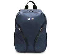 CG Mobile BMW Sac à dos de voyage extensible en cuir synthétique Carbon M Collection M 38,1 cm avec logos en métal - Grand sac à dos de voyage extensible approuvé par l'avion - Sac de week-end léger