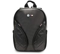 CG Mobile BMW Sac à dos de voyage extensible en cuir synthétique Carbon M Collection M 38,1 cm avec logos en métal - Grand sac à dos de voyage extensible approuvé par l'avion - Sac de w nd léger