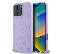 CG Mobile Coque Guess Pivoine Classique pour iPhone 16 Pro Max - Violet