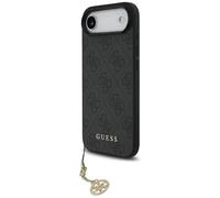 CG MOBILE Guess 4G Charms Collection Compatible avec MagSafe Coque pour iPhone 17 Air (Noir)