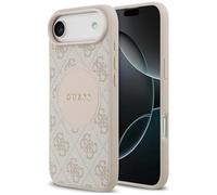 CG MOBILE Guess 4G Circle Classic Logo Compatible avec MagSafe Coque pour iPhone 17 Air (rose)