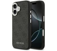 CG MOBILE Guess 4G Classic Logo Compatible avec MagSafe Coque pour iPhone 17 (Noir)
