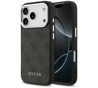 CG MOBILE Guess 4G Classic Logo Compatible avec MagSafe Coque pour iPhone 17 Pro (Noir)