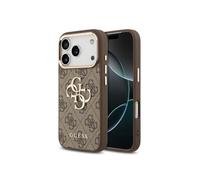 Guess 4g Big 4g Classic Logo Iphone 17 Pro Phone Case Marron