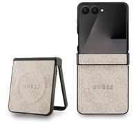 Guess Étui 4G Classic MagSafe pour Samsung Galaxy Z Flip7 Rose