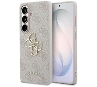 Guess Coque pour Samsung Galaxy S26 4G Metal Logo Backcover - Rose