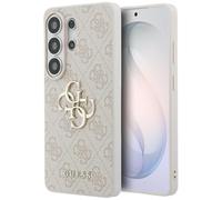 CG MOBILE Guess 4G - Coque grande en métal avec logo pour Samsung Galaxy S26 Ultra (rose)
