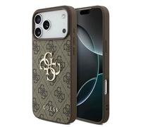 CG Mobile Coque Guess 4G Grand Logo pour iPhone 17 Pro Max (Brun)