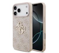 CG MOBILE Guess 4G Grand logo Coque pour iPhone 17 Pro Max (rose)