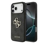 CG MOBILE Guess 4G Grand logo Coque pour iPhone 17 Pro (noir)